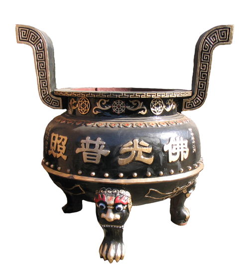 黃銅香爐雙層造價 銅香爐 銅香爐保定加工廠高清圖片 高清大圖