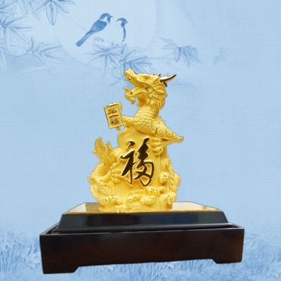 【供應(yīng) 絨沙金福滿中華 商務(wù)禮品】價(jià)格,廠家,圖片,金屬工藝品,深圳市日兆工藝禮品-